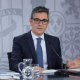 El ministro de la Presidencia, Justicia y Relaciones con las Cortes, Félix Bolaños, durante la rueda de prensa posterior al Consejo de Ministros, a 5 de mayo de 2026, en Madrid (España). Alejandro Martínez Vélez - Europa Press