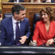 El presidente del Gobierno, Pedro Sánchez, y la vicepresidenta primera y ministra de Hacienda, María Jesús Montero, durante una sesión de control al Gobierno, en el Congreso, a 25 de marzo de 2026, en Madrid (España). Eduardo Parra - Europa Press