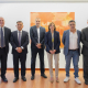 Foto de familia de la firma del Convenio Colectivo del sector de seguros. PABLO MORENO / UNESPA