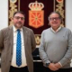 Unai Hualde recibe a Miguel Cuesta, nuevo miembro del Patronato de Fundación Caja Navarra