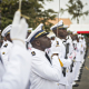 Marineros senegaleses con uniforme de gala durante la celebración de la Armada de Senegal, el 22 de enero de 2015 en Dakar, Senegal. Europa Press/Contacto/Mcs2 Kenan OĂ•Connor