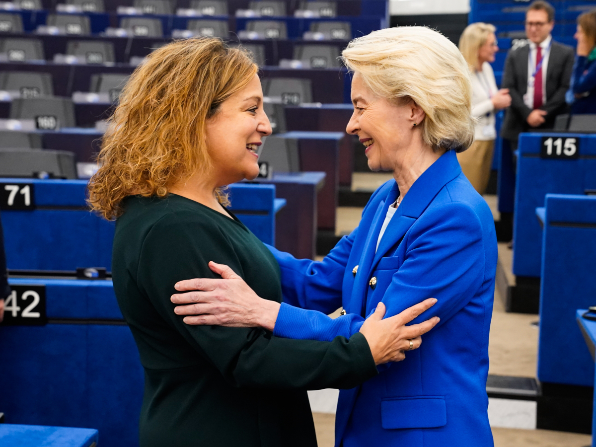 Iratxe García y Ursula von der Leyen | Grupo de la Alianza Progresista de Socialistas y Demócratas (Progressive Alliance of Socialists and Democrats) Iratxe García y Ursula von der Leyen | Grupo de la Alianza Progresista de Socialistas y Demócratas (Progressive Alliance of Socialists and Democrats)
