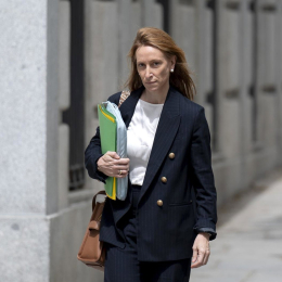 La abogada de Koldo García, Leticia de la Hoz, a su llegada al Tribunal Supremo, a 21 de abril de 2026, en Madrid (España). Alberto Ortega - Europa Press