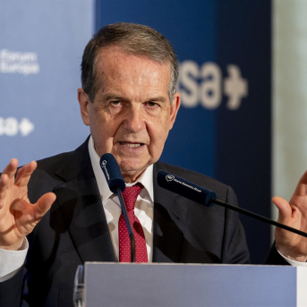El alcalde de Vigo, Abel Caballero, durante un desayuno informativo de Nueva Economía Forum, en el Hotel Mandarin Oriental Ritz, a 7 de mayo de 2026, en Madrid (España). A. Pérez Meca - Europa Press