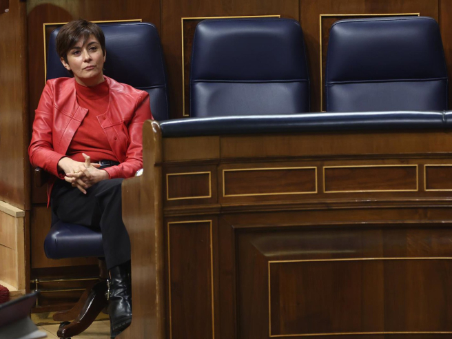 The Spokesperson Minister, Isabel Rodríguez, during a plenary session. Eduardo Parra - Europa Press