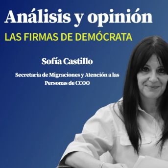 Sofía Castillo es secretaria de Migraciones y Atención a las Personas de Comisiones Obreras