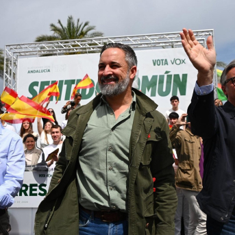 Acto de campaña de Vox en Linares, Jaén ÁNGEL DÍAZ/ EUROPA PRESS