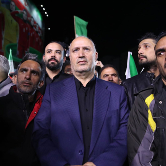 El presidente de la Federación de Fútbol de Irán, Mehdi Taj Saeid Zareian/dpa El presidente de la Federación de Fútbol de Irán, Mehdi Taj Saeid Zareian/dpa