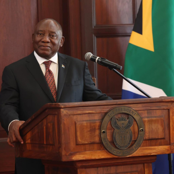 El presidente de Sudáfrica, Cyril Ramaphosa Europa Press/Contacto/GCIS