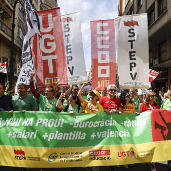 La Comunidad Valenciana es uno de los lugares en los que hay huelga de profesores. Rober Solsona/Europa Press.