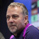 El entrenador del FC Barcelona, Hansi Flick, en rueda de prensa