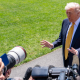 El presidente de Estados Unidos, Donald Trump, atiende a los medios de comunicación Andrew Leyden / Zuma Press / Europa Press / Contac