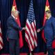 El presidente de EEUU, Donald Trump, y el presidente de China, Xi Jinping, antes de su última cita bilateral en Corea del Sur en octubre de 2025. Daniel Torok/White House/Planet / DPA