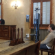El acusado del crimen de la Colònia de Sant Jordi, en la Audiencia Provincial. EUROPA PRESS