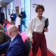 La presidenta del Gobierno de Navarra, María Chivite, a su llegada a la comparecencia en la comisión de investigación del Parlamento de Navarra sobre adjudicaciones públicas. EDUARDO SANZ-EUROPA PRESS