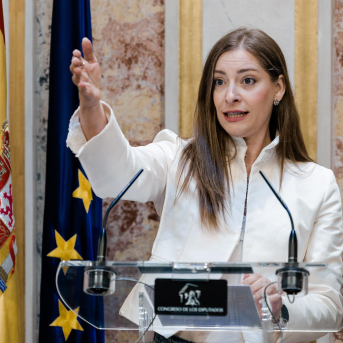 La portavoz del PP en el Congreso, Ester Muñoz. Carlos Luján - Europa Press