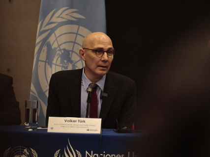 El Alto Comisionado de Naciones Unidas para los Derechos Humanos, Volker Turk, durante un viaje a México en abril de 2026 (archivo) Europa Press/Contacto/Josue Perez