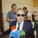 El presidente de la Cámara de Comercio de Alicante y de la Federación Alicantina de Comercio de la Pyme (Facpyme), Carlos Baño, este miércoles a su llegada a la Diputación de Alicante ROBERTO PLAZA / EUROPA PRESS