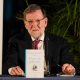 El expresidente del Gobierno Mariano Rajoy  durante la presentación del libro "El arte de gobernar". A 14 de enero de 2025 en Sevilla, Andalucía (España).  Francisco J. Olmo - Europa Press