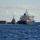 Evacuación en lancha de pasajeros a bordo del crucero MV Hondius fondeado cerca del puerto de Granadilla, a 11 de mayo de 2026, en Granadilla de Abona, Tenerife, Islas Canarias (España).  Europa Press Canarias - Europa Press