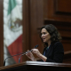 La presidenta de la Comunidad de Madrid, Isabel Díaz Ayuso, tras recibir la Medalla de Aguascalientes en México. COMUNIDAD DE MADRID