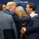El gobernador de Florida, Ron DeSantis, junto al presidente de EEUU, Donald Trump. Europa Press/Contacto/Octavio Jones