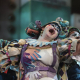 Integrantes de la comparsa DSAS3, de Jesús Bienvenido, primer premio en la modalidad en el Concurso Oficial de Agrupaciones del Carnaval de Cádiz. Nacho Frade - Europa Press