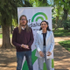 El secretario de Organización de Podemos, Pablo Fernández, y la candidata de Por Andalucía por Sevilla Alejandra Durán. PODEMOS