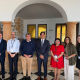 Foto de la comitiva del Banco Central de Venezuela (BCV) con el gobernador del Banco de España (BdE), José Luis Escrivá., durante la primera edición del LatAm Economic Forum celebrado en Tarragona (España). BANCO CENTRAL DE VENEZUELA (BCV)