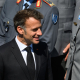 El presidente de Francia, Emmanuel Macron, durante las celebraciones de la Segunda Guerra Mundial en París. Europa Press/Contacto/Julien Mattia