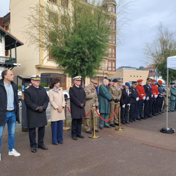 La Armada recuerda en Hondarribia (Gipuzkoa) al cabo Juan Flores Villar en el 42 aniversario de su asesinato SUBDELEGACIÓN GOBIERNO GIPUZKOA