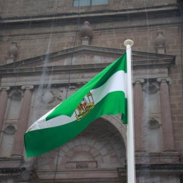 Imagen de archivo de la bandera de Andalucía | Europa Press