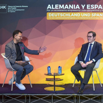 La Cámara Alemana y la CEOE reivindican la cooperación hispano-alemana como "palanca" de la industria. AHK