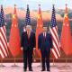 El presidente estadounidense, Donald Trump, y su homólogo chino, Xi Jinping, en Pekín Europa Press/Contacto/Ding Lin