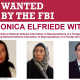 Cartel de búsqueda y captura en la que el FBI ofrece una recompensa por información que lleve a la detención de la exagente de contrainteligencia Monica Witt FBI EN X