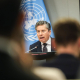 El jefe de Asuntos Humanitarios de Naciones Unidas, Tom Fletcher, durante una rueda de prensa en mayo de 2026 (archivo) Europa Press/Contacto/Bianca Otero