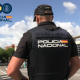 Un agente de la Policía Nacional en Palma. POLICÍA NACIONAL