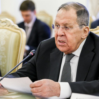 El ministro de Exteriores de Rusia, Sergei Lavrov  Sergei Bulkin / Zuma Press / ContactoPhoto