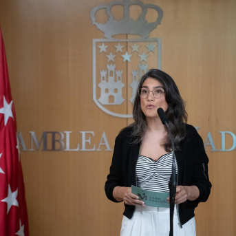 La portavoz de Más Madrid en la Asamblea, Manuela Bergerot. Fernando Sánchez - Europa Press La portavoz de Más Madrid en la Asamblea, Manuela Bergerot. Fernando Sánchez - Europa Press