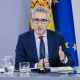 El ministro de Hacienda, Arcadi España, durante una rueda de prensa posterior al Consejo de Ministros Carlos Luján - Europa Press