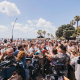 El presidente de Vox, Santiago Abascal, en una atención a los medios en Estepona (Málaga). VOX ANDALUCÍA