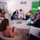 Reunión de la secretaria general del PSOE-A y candidata a la Junta, María Jesús Montero, con representantes del sector de escuelas infantiles. PSOE-A