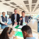 El candidato de Jaén Merece Más (JM+) al Parlamento de Andalucía, Luis García Millán, ejerciendo su derecho al voto. JAÉN MERECE MÁS