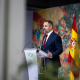 El presidente de VOX, Santiago Abascal, valora los resultados de las elecciones en una rueda de prensa, en la sede nacional del partido, a 22 de diciembre de 2025, en Madrid (España).  Gabriel Luengas - Europa Press