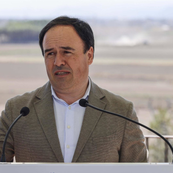 El presidente de la Generalitat valenciana, Juanfran Pérez Llorca, durante una rueda de prensa. Rober Solsona - Europa Press