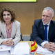 La exvicepresidenta primera, María Jesús Montero, y el ministro de Política Territorial y Memoria Democrática, Ángel Víctor Torres, durante la reunión del Consejo de Política Fiscal y Financiera del pasado 17 de noviembre. Alberto Ortega - Europa Press
