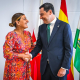 La presidenta de Cantabria, María José Sáenz de Buruaga,  y el presidente de la Junta de Andalucía, Juanma Moreno, en una foto de archivo. Nacho Cubero - Europa Press