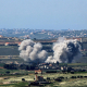 Columna de humo tras un ataque israelí en Líbano. Imagen de archivo Stringer/dpa