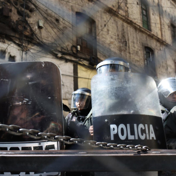 Policía de Bolivia en una imagen de archivo Europa Press/Contacto/Diego Rosales