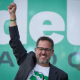 El candidato de Adelante Andalucía a la Presidencia de la Junta, José Ignacio García (c) durante el acto de cierre de campaña celebrado en la capital andaluza. A 15 de mayo de 2026 en Sevilla (Andalucía, España)  María José López - Europa Press
